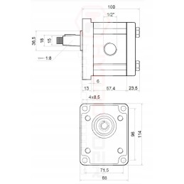 Siurblys 12l variklis 380v 3kw 14mpa hidrolideris