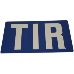 Sunkvežimio įspėjamasis ženklas 400x250mm, lygi puspriekabė