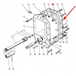 3910273m1 galinės ašies pavaros sandariklis