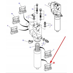 3907272m91 hidraulinių filtrų sandarikliai