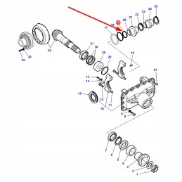 3903940m1 priekinio diferencialo sandariklis