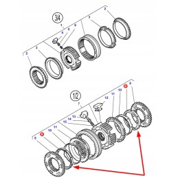 3903558m1 sinchronizatoriaus žiedas
