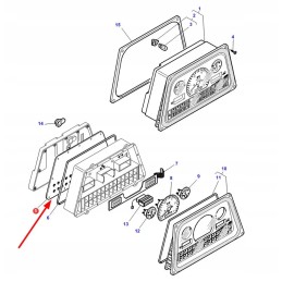 3903495m92 indikatoriaus skydelio spausdintinė grandinė