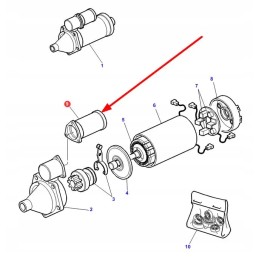 3902929m1 starterio solenoidas