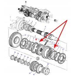 3900986m1 sinchronizatoriaus žiedas