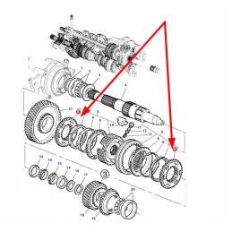 3900982m2 sinchronizatoriaus žiedas