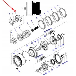 3799356m1 sankabos krepšelio korpusas
