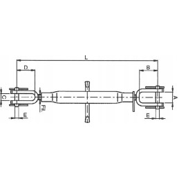Mechaninis stabilizatorius 450-600 mm
