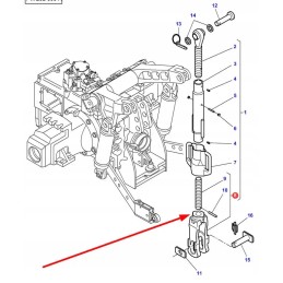 3788403m91 galinės pakabos šakės