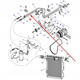 3786965m1 metalinis kondicionavimo sistemos vamzdis