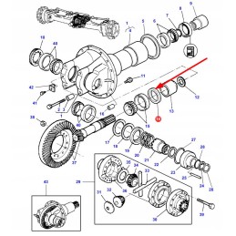 3764315m1 tarpinė poveržlė 6 7mm