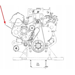 374 8472 kelių trapecinis diržas