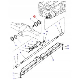 3713940m1 priekinės ašies sandariklis 107x55