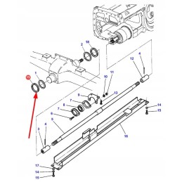 3712074m1 plastikinis sandarinimo žiedas