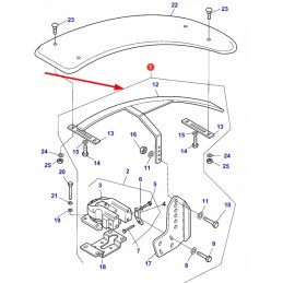 3675896m91 sparno tvirtinimo kronšteinas