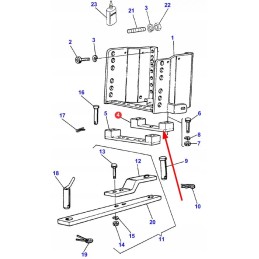 3647903m91 galinio kablio tvirtinimas