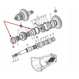 3616505m1 sinchronizatoriaus žiedas