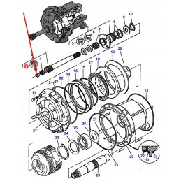 3615302m1 alyvos sandariklis 28 x 38 x 7 mm pavarų dėžė