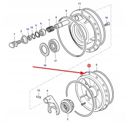 3614194m2 diferencialo užrakto dangtis