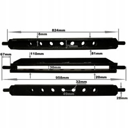 385 skersinė prikabinimo sija, sustiprinta 86452999