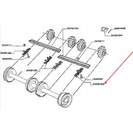 344381265 Tagex pasvirusi konvejerio grandinė