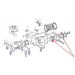 339302052200 priekinės ašies pakabos įvorė
