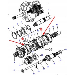 3386420m2 pavarų dėžės sinchronizatoriaus žiedas