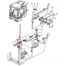 3385311m91 kairiųjų durų spyna