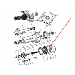 3382187m3 reduktoriaus flanšas
