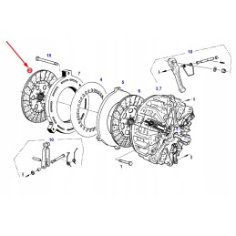 3375kw sankabos diskas 32 x 330 mm 10 pjaustytuvu