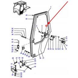 3301854m91 kairiųjų durų spyna