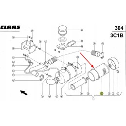 320001 0 Claas išorinis oro filtras
