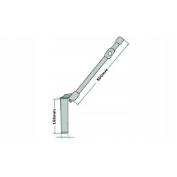 Sys deutz kablio kaištis tiesi rankena 31 500 mm