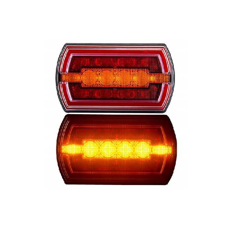 LED galinis kombinuotas žibintas, traktoriaus priekaba, kompl