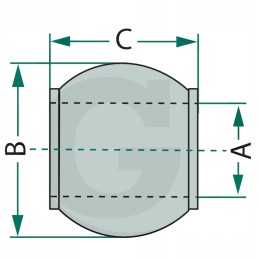 Ball Cat 2 3 60mm 51mm 25mm 712c652 cbm
