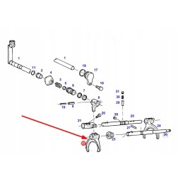 210103080060 pavarų perjungimo šakė