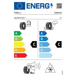 1x pirelli 285 30r19 98v sottozero Serie ii xl fr