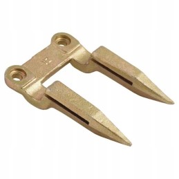 Dvigubos antraštės durtuvas be kotelio tinka Bison