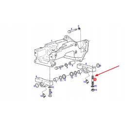 198303010022 priekinės ašies pakabos kaištis