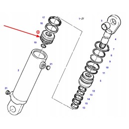 186861900100 cilindro stūmoklis