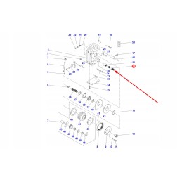 1868539m1 reduktoriaus tarpinis velenas