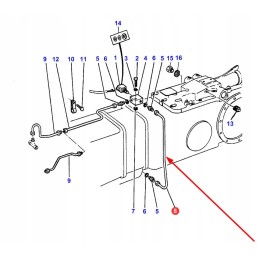 1693045m92 hidraulinė žarna