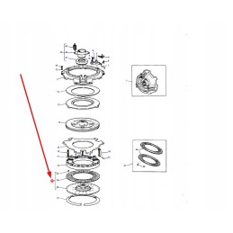 103902t43 sankabos diskas d250 mm 25 frezos