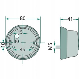 Gabaritinės lemputės 4552pf 001259631