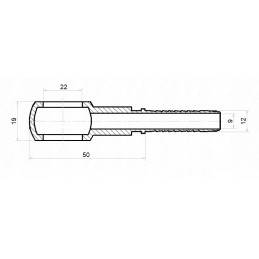 Rnm jungtis dn12 1 2sn fi22 h 19 x10 hidrolideris
