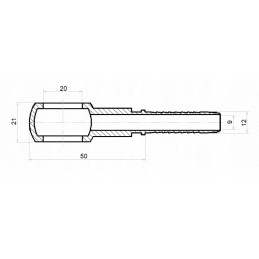 Rnm jungtis dn12 1 2sn fi20 h 21 x10 hidrolideris