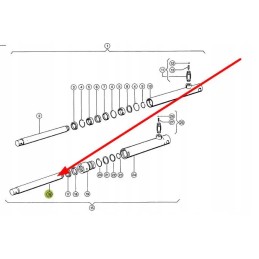 087260 0 stūmoklio kotas d 25 x 287 mm
