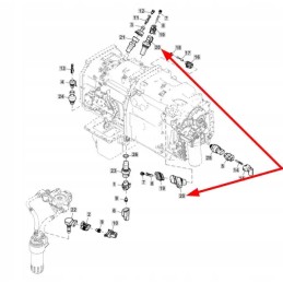 0501215019zf pavarų dėžės greičio jutiklis