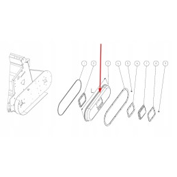 03418000 plastikinis dangtelis 980 mm