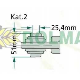 Centrinė jungtis cat 2 2 525 760 mf 138706022